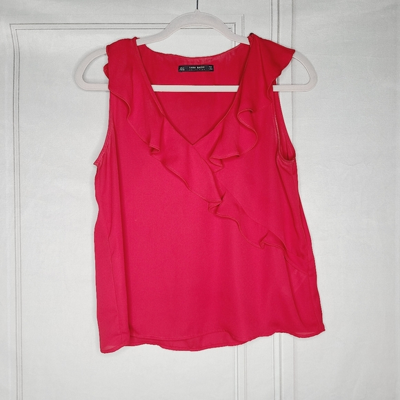 Zara Ruffle Tank Top - Picture 4 of 7